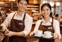 日本のドトールコーヒーで働く:バリスタの仕事、1日の業務内容、接客のポイント